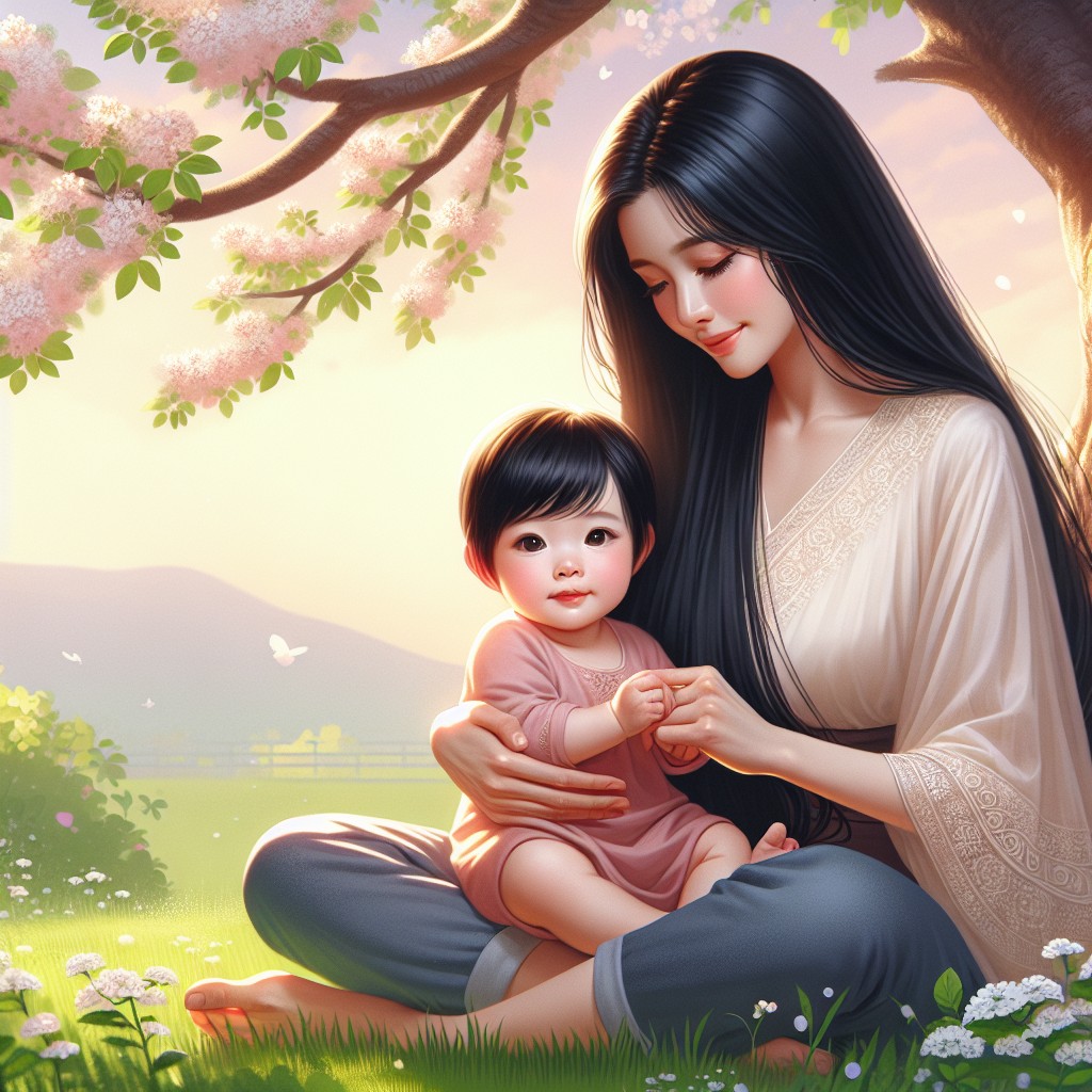 family empathy for mother and baby